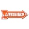 Signmission Lifeguard Arrow Decal Funny Home Decor 18in Wide D-A-999775 - alternate 1